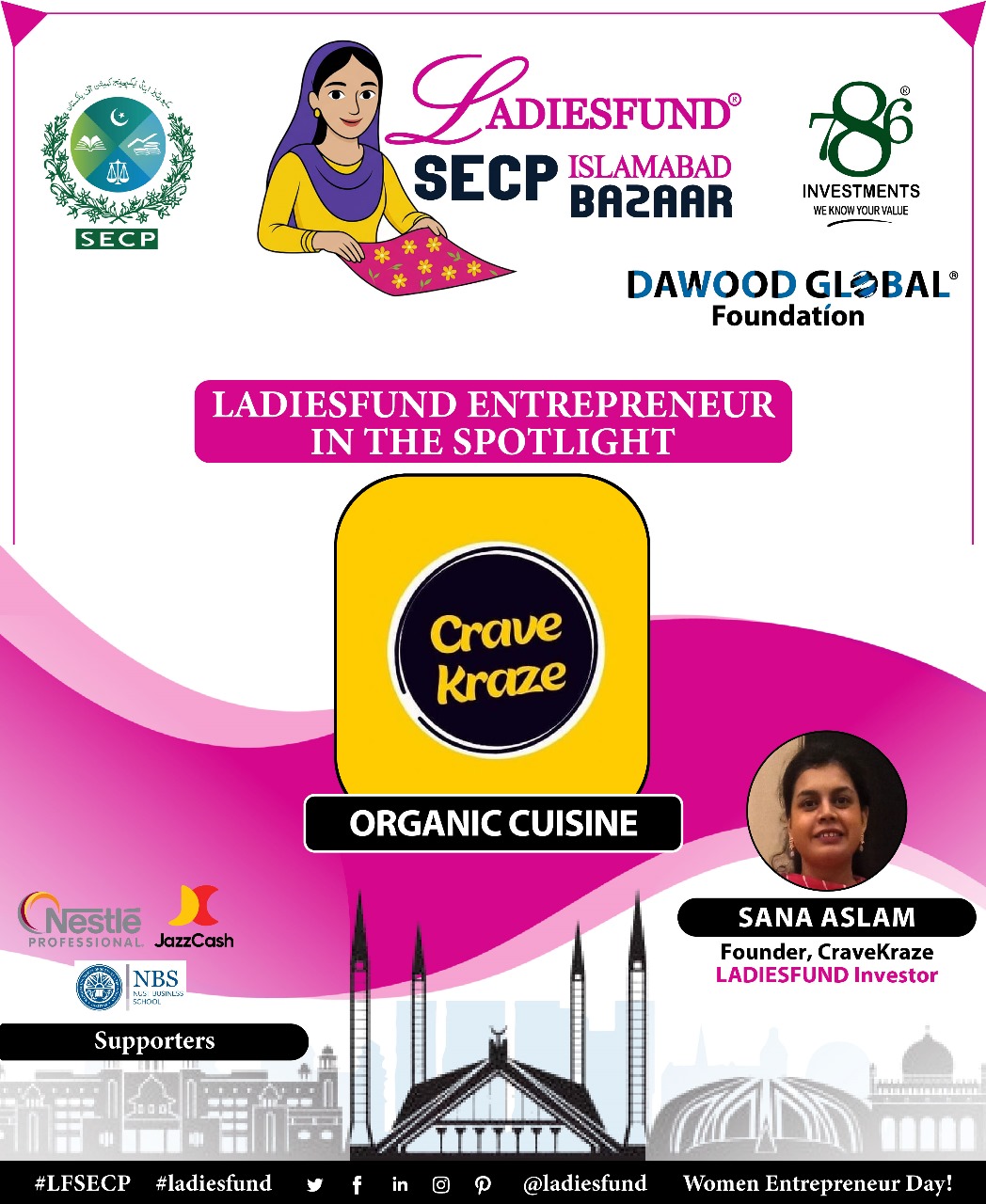 Group photo of LADIESFUND Energy Pvt. Ltd. team receiving the Prime Minister’s Award